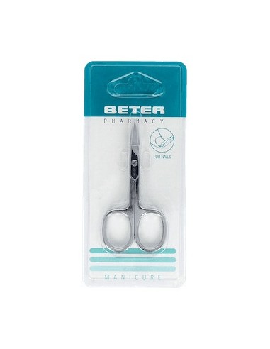 Beter Tijera Uñas Cromada Curva Manicura 1Ud