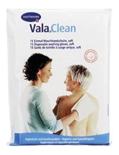 Vala Clean Guantes Desechables Limpieza Corporal 15 Unidades