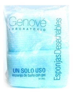 Genové Esponja Enjabonada De Un Solo Uso 24Uds