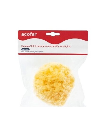 Acofar Esponja Natural Talla Grande 1Ud