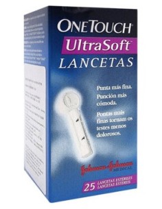 One Touch Ultrasoft 25 Lancetas