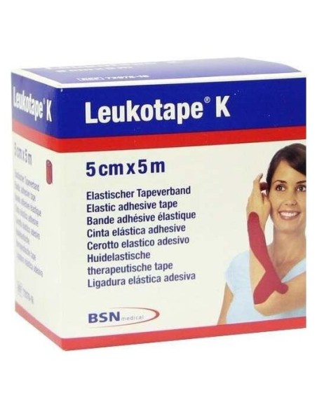 Leukotape K Neuromuscular Rojo 5X5
