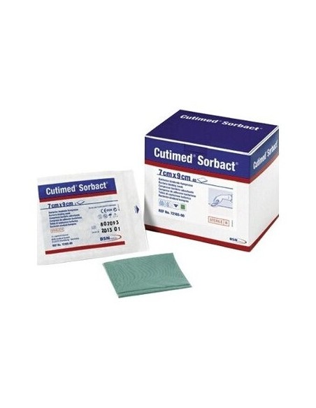 Cutimed Sorbact Compresa 7X9 5 Unid