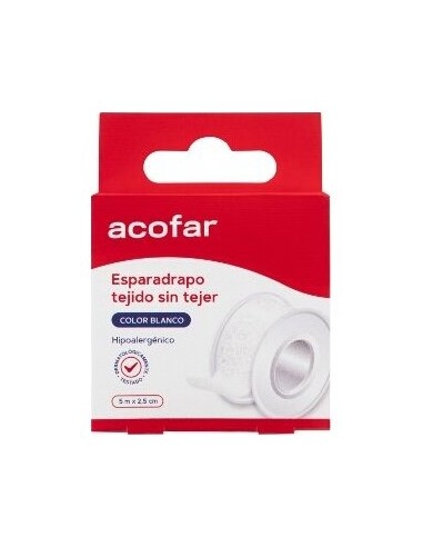 Acofar Esparadrapo Tejido Sin Tejer Blanco...