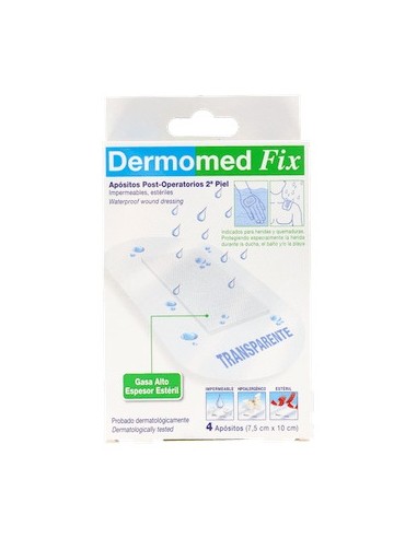 Dermomed Fix Apos 2ª Piel 7,5Cmx10Cm 4 U