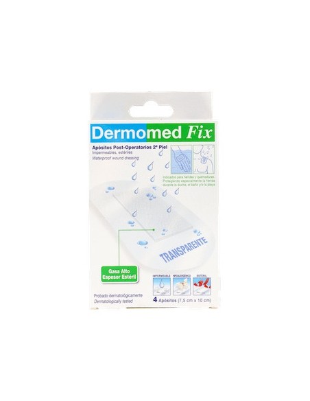 Dermomed Fix Apos 2ª Piel 7,5Cmx10Cm 4 U