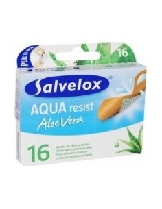 Salvelox Aqua Resist Apósito Adhesivo Aloe Vera 16Uds