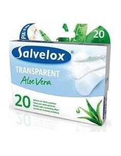 Salvelox Apósito Adhesivo Aloe Vera Transparente 20Uds