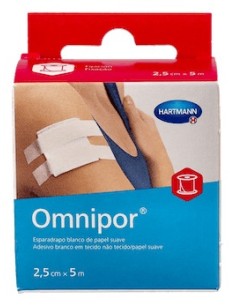 Esparadrapo Omnipor Papel 5 M X 2,5 Cm