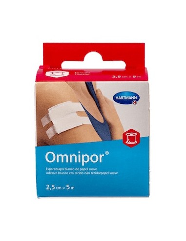 Esparadrapo Omnipor Papel 5 M X 2,5 Cm