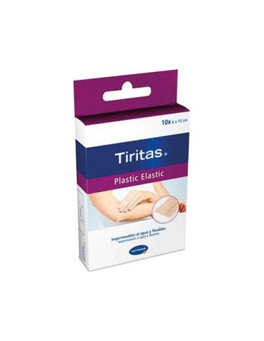 Tiritas Plastic Elastic Apósito Adhesivo 10X6Cm...