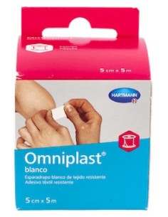 Omniplast Esparadrapo Hipoalérgico Tejido Resistente...