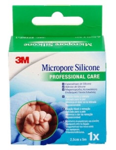 3M Esparadrapo Hipoaler Silicona 2,5X5Cm
