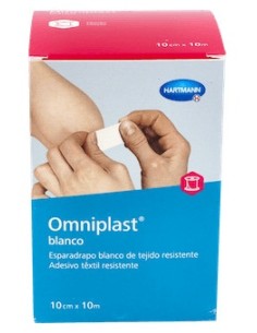 Omniplast Esparadrapo Tejido Resistente Blanco 10M