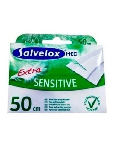 Salvelox Med Extra Sensitive Adhesivo 1 Aposito...