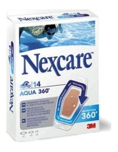 Nexcare® Aqua 360º Tiras Adhesivas Surtido 14Uds