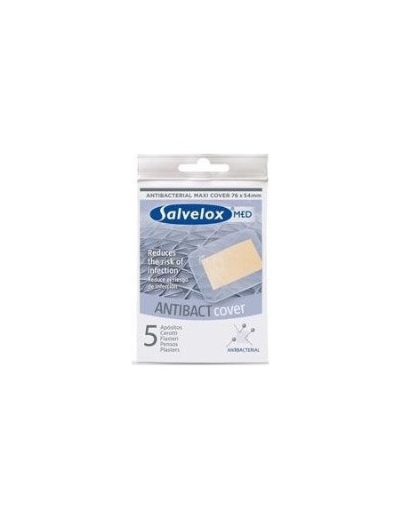 Salvelox Med Antibacteriano Cover Apósito Adhesivo 5Uds