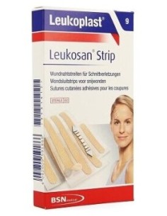Leukosan Strip Sutura Cutanea Esteril 9 Tiras 2