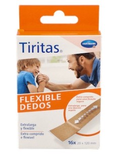 Tiritas Tela Elastic Dedos Extra Largas