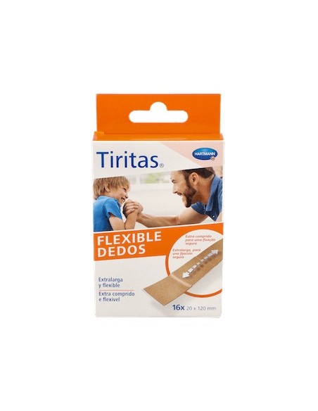 Tiritas Tela Elastic Dedos Extra Largas