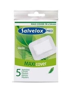 Salvelox Maxi Cover Estéril Apósitos 76Mmx54Mm 5Uds