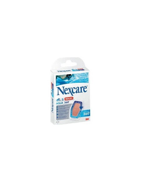 Nexcare® Aqua 360º Tiras Adhesivas Maxi 10X6Mm 5Uds