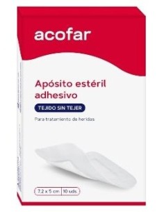 Acofar Apósito Estéril Adhesivo 7,2X5Cm 10Uds