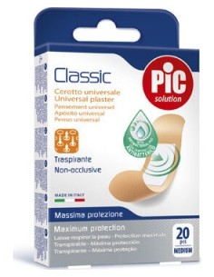 Pic Classic Apósito Adhesivo Surtido Con Bactericida 20Uds