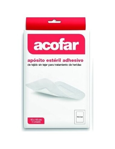 Acofar Apósito Estéril Adhesivo 15X10Cm 10Uds