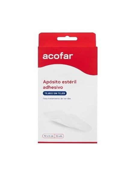 Acofar Apósito Estéril Adhesivo 10X6Cm 10Uds