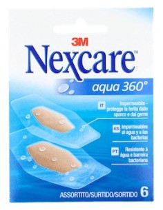 Nexcare® Aqua 360º Tiras Adhesivas Bolsillo 6Uds