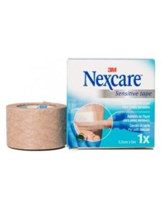 Nexcare Esparadrapo Papel Color Piel 5 M X 2,5 Cm