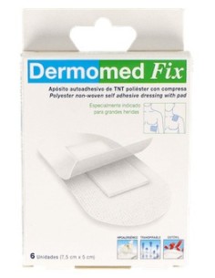 Dermomed Fix 6 Apósitos De 9X5 Centímetros