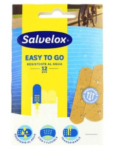 Salvelox Easy To Go Aposito Adhesivo Resistente Al Agua...