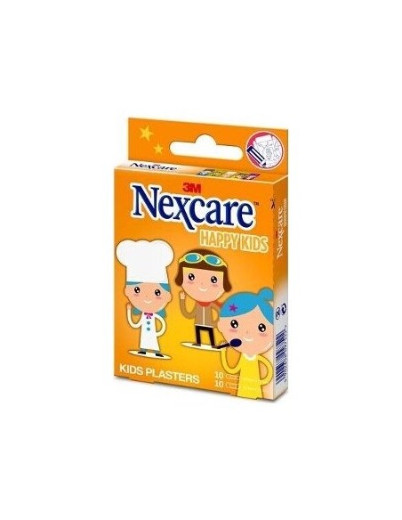 3M Nexcare Active Happy Kids Aposito Adhesivo Professions 10Uds