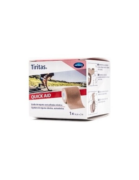 Tiritas Quick Aid Piel 6 Com X 2 M 1Ud.