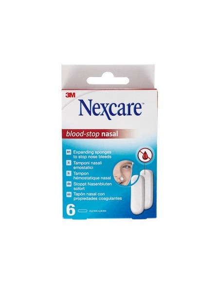 Nexcare Blood Stop Tapon Nasal  2 Unidades