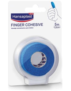 Hansaplast Venda Cohesiva Para Dedos 5M X 2,5Cm Azul