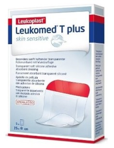 Leukomed T Skin Sensitive 8X15Cm 5 Uds
