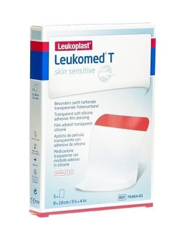 Leukomed T Plus Skin Sensitive 8X10Cm 5 Uds