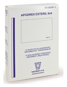 Apodrex Aposito Esteril 6 X 4 Cm 6 U