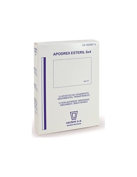 Apodrex Aposito Esteril 6 X 4 Cm 6 U