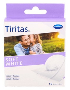 Tiritas Sensitive Elastic 8Cmx1M 1 Rollo