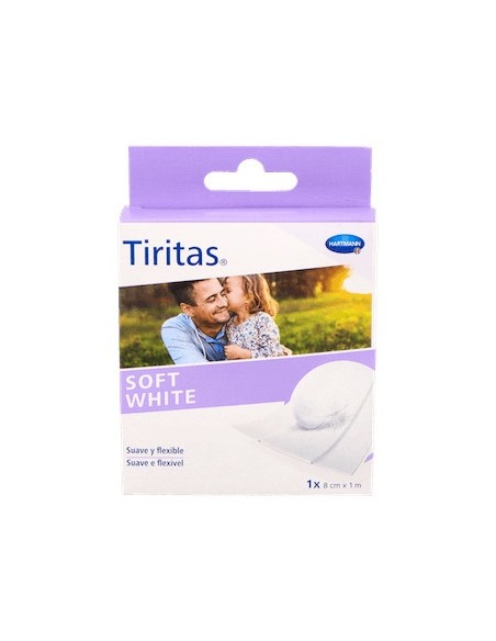 Tiritas Sensitive Elastic 8Cmx1M 1 Rollo