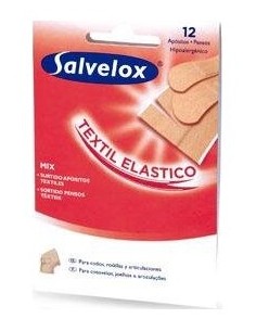 Salvelox Apósito Adhesivo Tela Surtido 12Uds