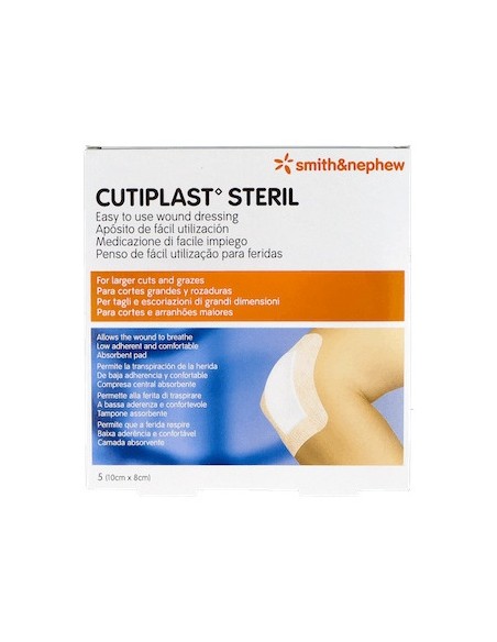 Cutiplast® Apósito Adhesivo Estéril 5Uds