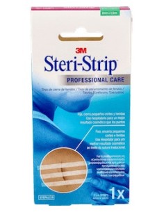 Steri Strip Sutura Cutanea Esteril Tiras 38Mmx6Mm