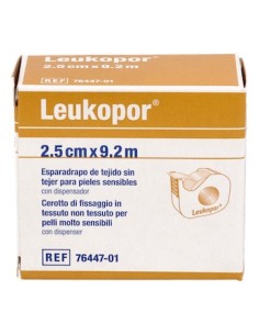 Espleukopor Blanco De Papel Con Dispensador 9,2Mx2,5Cm