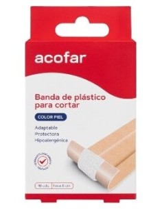 Acofar Tiritas Hipoalerg Piel 10X6Cm 10U