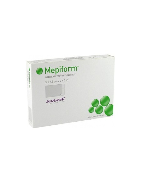 Mepiform Reductor De Cicatriz Silicona Lámina 5X7,5Cm 5Uds